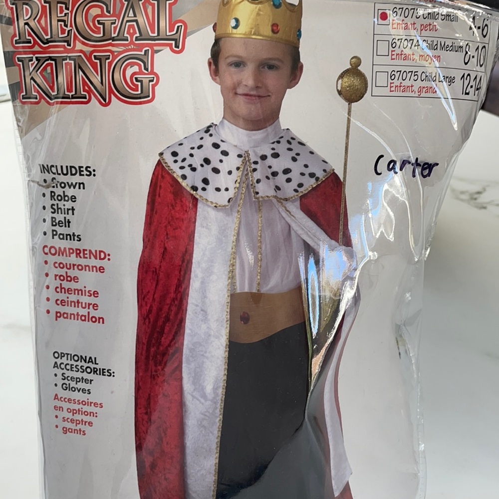 Costume Regal King